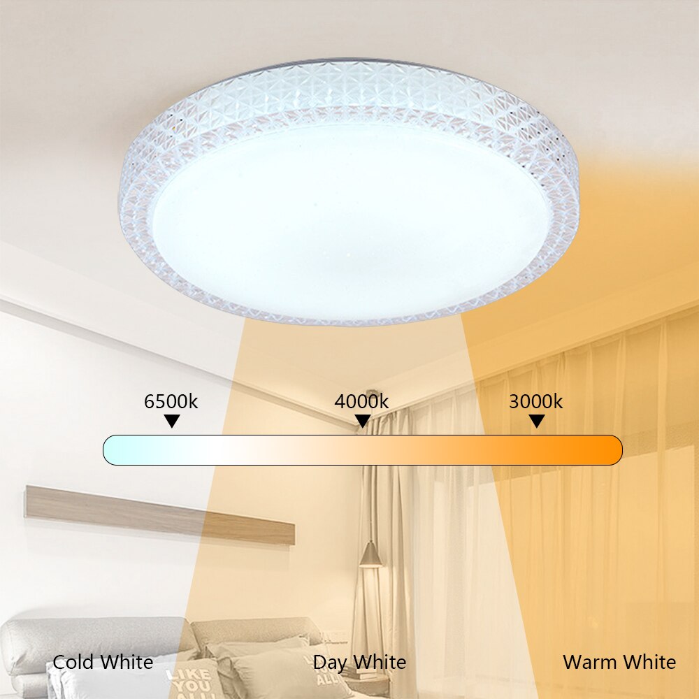 Modern Ultra Thin LED Ceiling Light 24/48W Modern Surface Mounted Led Ceiling Lamp for Living Room Bedroom Lighting Fixture