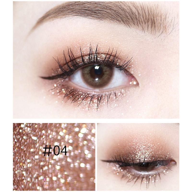 5Colors Liquid Glitter Eyeshadow Pencil Pearlescent Eyeshadow Waterproof Long-lasting Monochrome Blend Sparkling Eyeshadow TSLM1