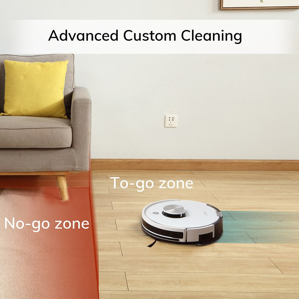 ILIFE L100 robot vacuum cleaner, LDS laser navigation, mop Smart Cellphone WIFI App Remote Control, household tool applicance