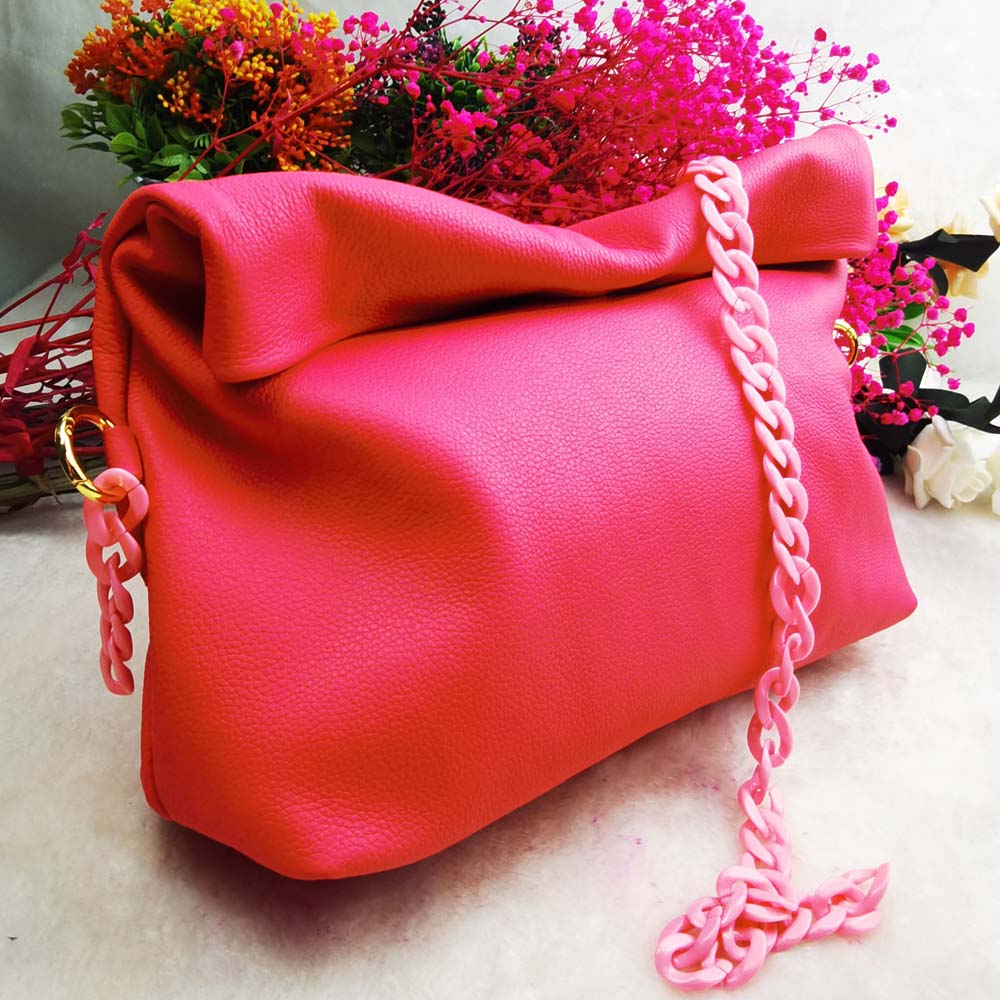 New Euro Design Crimping Handbags Hot Office Mobile Phone Pockets Women's Handbag High Quality Portable Genuine Leather Handbags