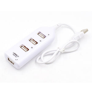 USB 2.0 High Speed 4 Ports Splitter Usb Hub Adapter for PC Laptop Computer Receiver Computer Peripherals Accessories