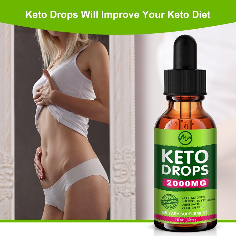 Minch Weight Loss Keto Drops Dietary Supplement Appetite Suppressant Fat Burning Promotes Skinny Speed Up Ketosis for Adults