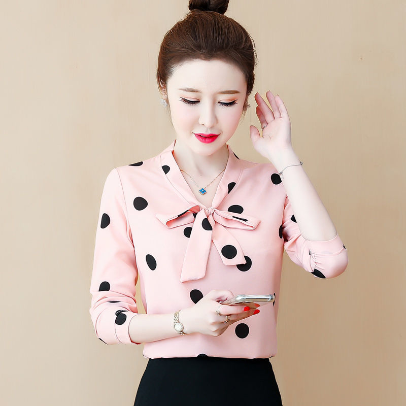 Chiffon Shirt New Annals Dress In 2022 Foreign Style Fashion Undies Women's Long Sleeve Top Spring And Autumn Blouse Gir