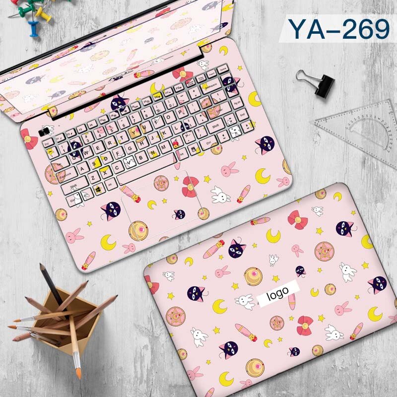 Doodle render of laptop sticker labtop decal waterproof computer stickers for ASUS A455L K555L N61 GL552 vinyl stickers