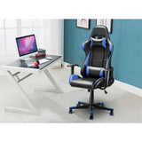 Panana Adjustable Office Chair Ergonomic High-Back Faux Leather Racing Bedroom Computer Game Chairs Reclining Seating