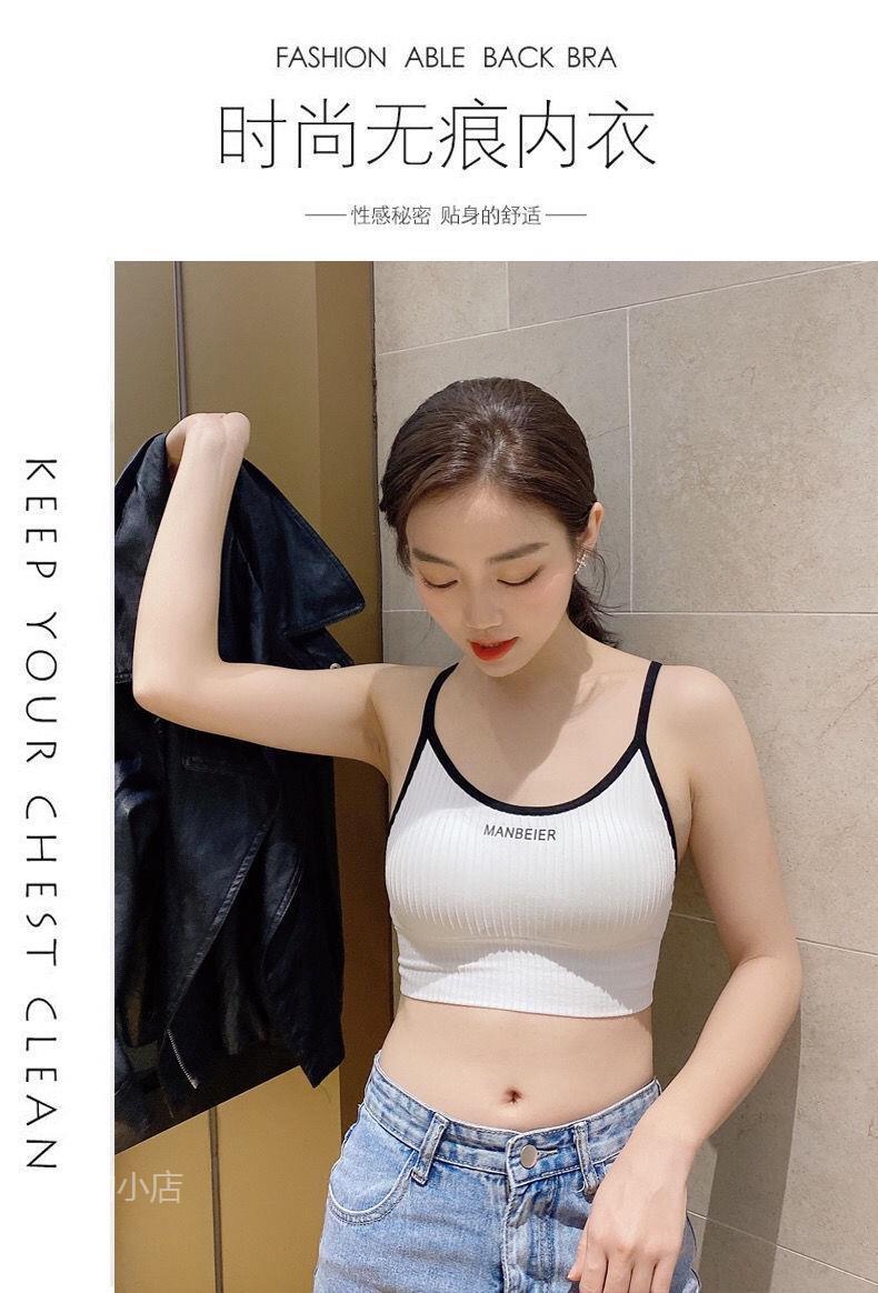 New Sports Bra For Women Gym Sexy Crop Top Bra Women Cotton Underwear Soft Comfort Tube Tops Female Brassiere Tops For Girls