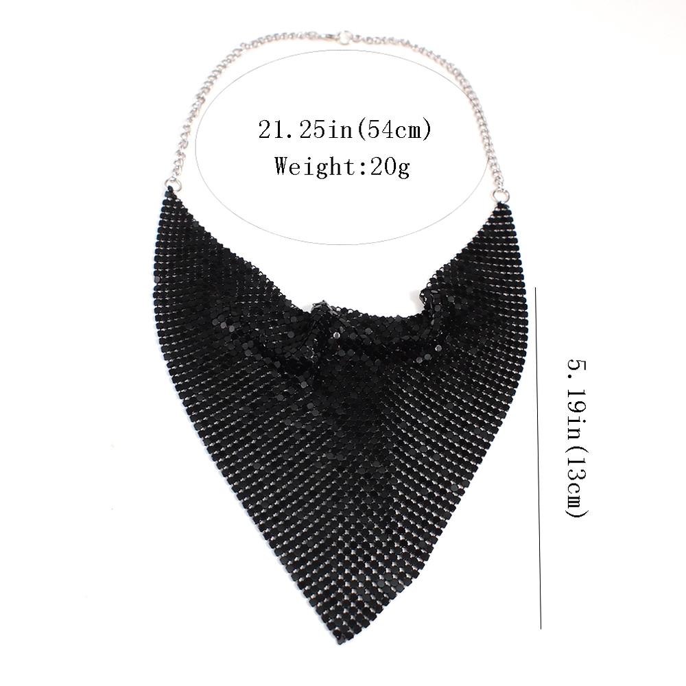 MANILAI Fashion Shining Metal Slice Leopard Choker Necklaces For Women Party Wedding Jewelry Accessories Indian Necklace 2020