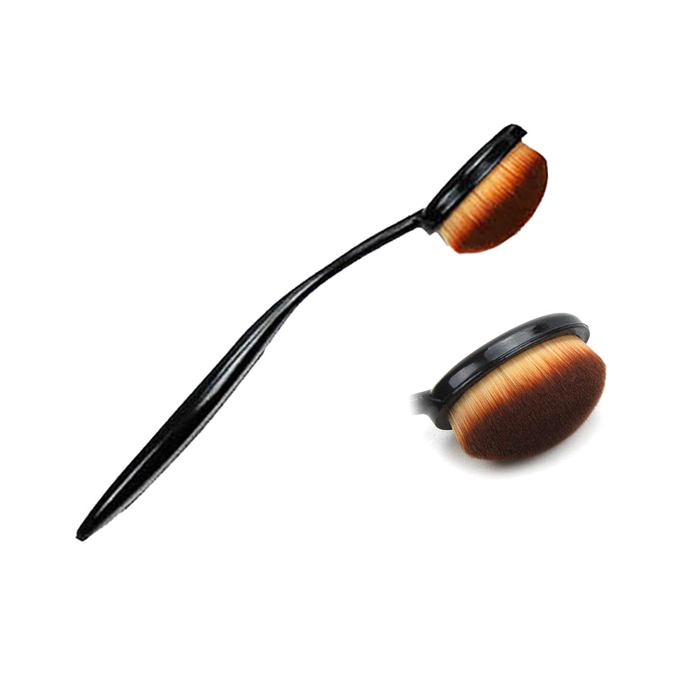 Soft Makeup Brushes For Foundation Powder Blush Eyebrow Eyeshadow Blending Make Up Brush Oval Cosmetic Make Up Tool