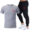 Summer Fashion Leisure SikSilk brand Men's Set Tracksuit Sportswear Track Suits Male Sweatsuit Short Sleeves T shirt 2 piece set