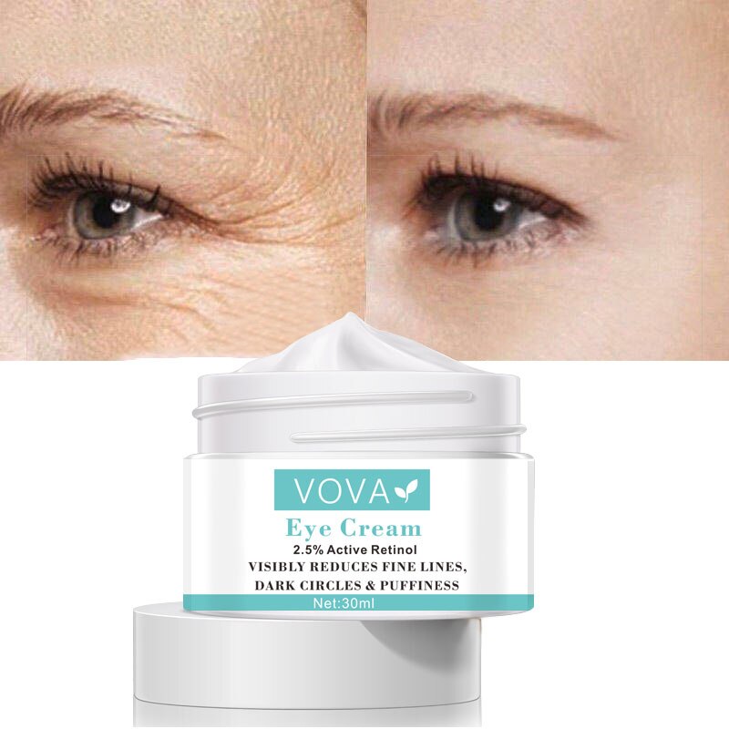 VOVA Remove Eye bags Cream Retinol Cream Anti Face Moisturizer Gel Dark Circles Delay aging fades wrinkles Firming Brighten Skin