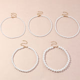 Vintage Imitation Pearl Choker Necklaces Chain Goth Collar For Women Fashion Charm Party Wedding Jewelry Gift Accessories Bijoux