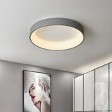Modern Led Ceiling Light Fixtures Bedroom Round Living Lamp With Remote Control Study Office Decoration Black Lighting