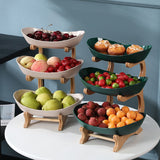 Three-layer Living Room Home Plastic Fruit Plate Snack Plate Creative Modern Dried Fruit Fruit Basket Plastic Candy Dish
