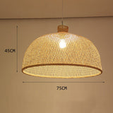 Modern Art Pendant Lights Vintage Bamboo Lamp Restaurant Rattan Pendant Lamp for Living Room Hanging Kitchen Lamp Light Fixtures