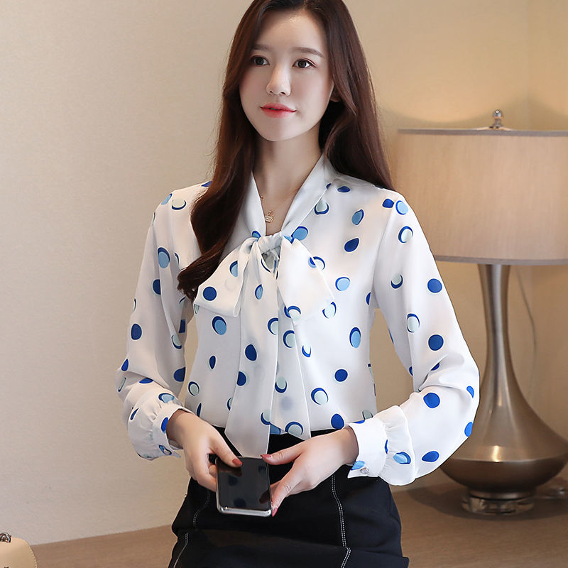 Chiffon Shirt New Annals Dress In 2022 Foreign Style Fashion Undies Women's Long Sleeve Top Spring And Autumn Blouse Gir