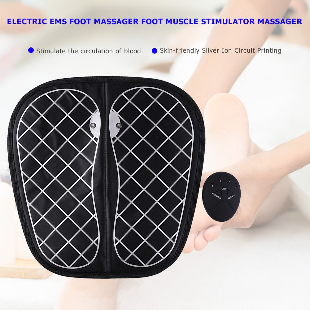 EMS Electric Foot Massager Cushion Feet Muscle Stimulator Foot Massage Mat Improve Blood Circulation Relieve Pain Health Care