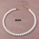 Vintage Imitation Pearl Choker Necklaces Chain Goth Collar For Women Fashion Charm Party Wedding Jewelry Gift Accessories Bijoux