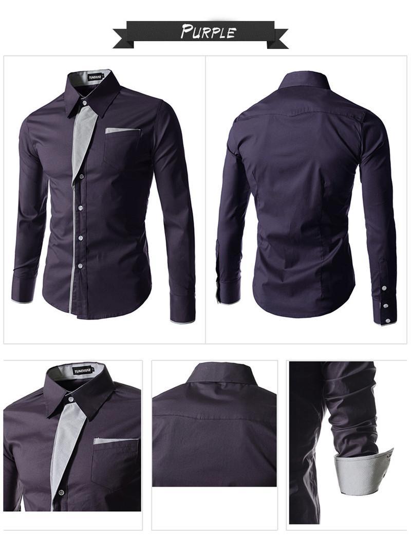 2022 Hot Sale New Fashion Camisa Masculina Long Sleeve Shirt Men Slim fit Design Formal Casual Brand Male Dress Shirt Size M-4XL