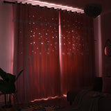 New European and American Style Curtains for Living Room High Shading Curtains for Kids Romantic Princess Room for Girls