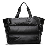 Winter Large Capacity Shoulder Bag for Women Waterproof Nylon Bags Space Padded Cotton Feather Down Large Tote Female Handbags