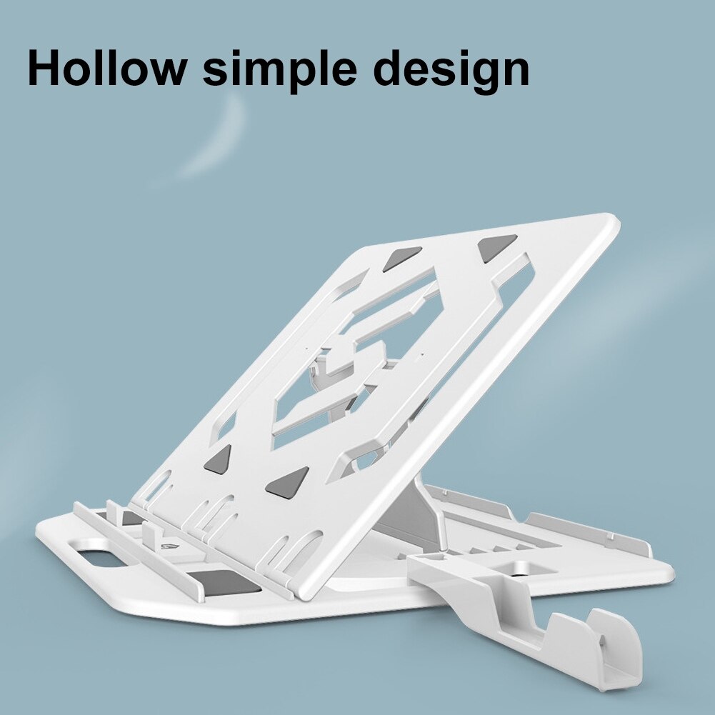 Portable Laptop Stand Folding Bracket Adjustable Labtop Pad Holder For Notebook Tablet Desktop Riser Kickstand Support Office