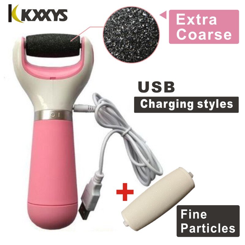 Electric USB Rechargeable Foot Grinder Heel File Grinding Exfoliator Pedicure Machine Foot Care Tool Grinding File Dead Skin