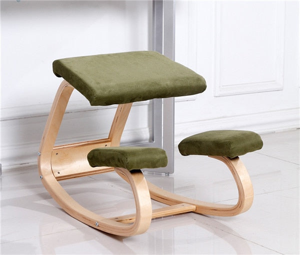 K-STAR Original Ergonomic Kneeling Chair Stool Home Office Furniture Ergonomic Rocking Wooden Kneeling Computer Posture Chair