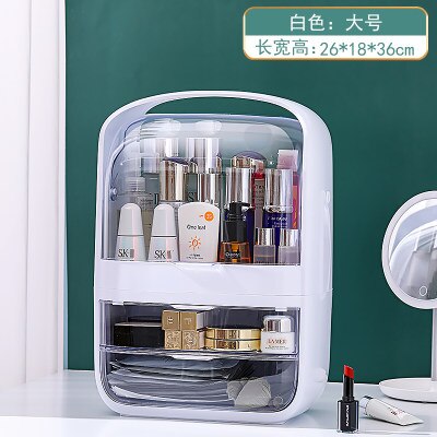 Women bathroom cosmetics storage box waterproof and dustproof bathroom Large makeup organizer skin care jewelry storage drawer