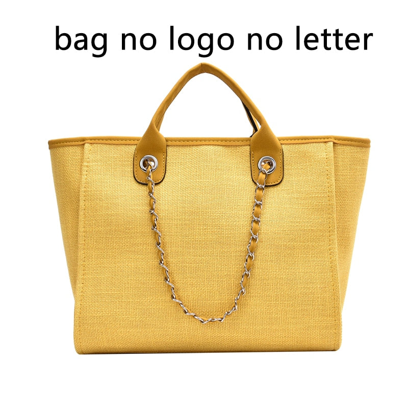 SGARR High Quality Women Canvas Handbags Large Capacity Chain Ladies Shoulder Bag 2021 Fashion Casual Female Messenger Tote Bags