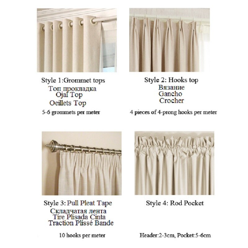 New Curtains for Rural Small Fresh Finished Curtain Cloth Living Room Bedroom Shade