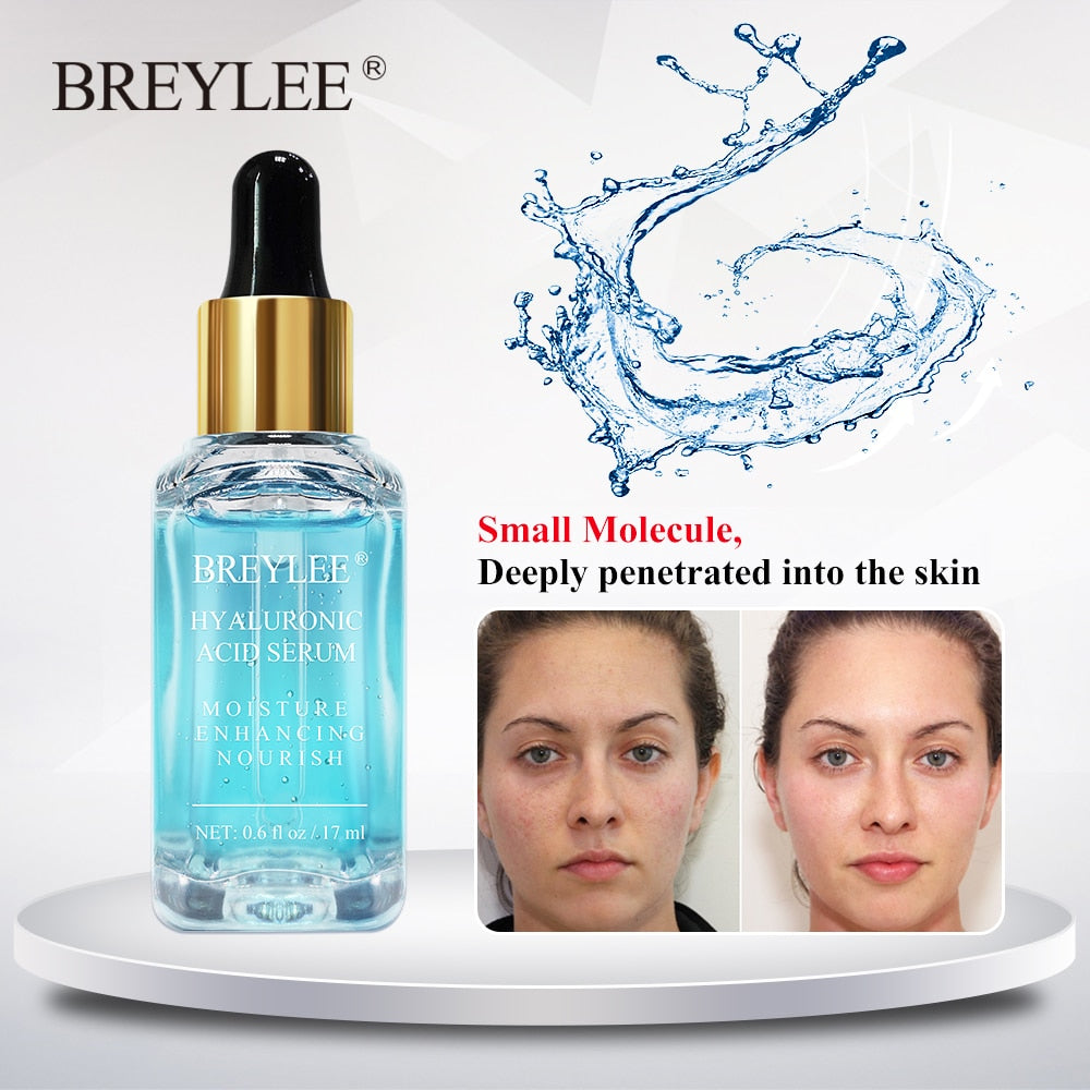 BREYLEE Hyaluronic Acid Set Face Mask Facial Eye Cream Serum Whitening Moisturizing Essence Dry Rough Anti-Aging Skin Care