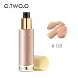 O.TWO.O 8 Colors Liquid Foundation Make Up Concealer Whitening Moisturizer Oil-control Waterproof Liquid Foundation Face Care