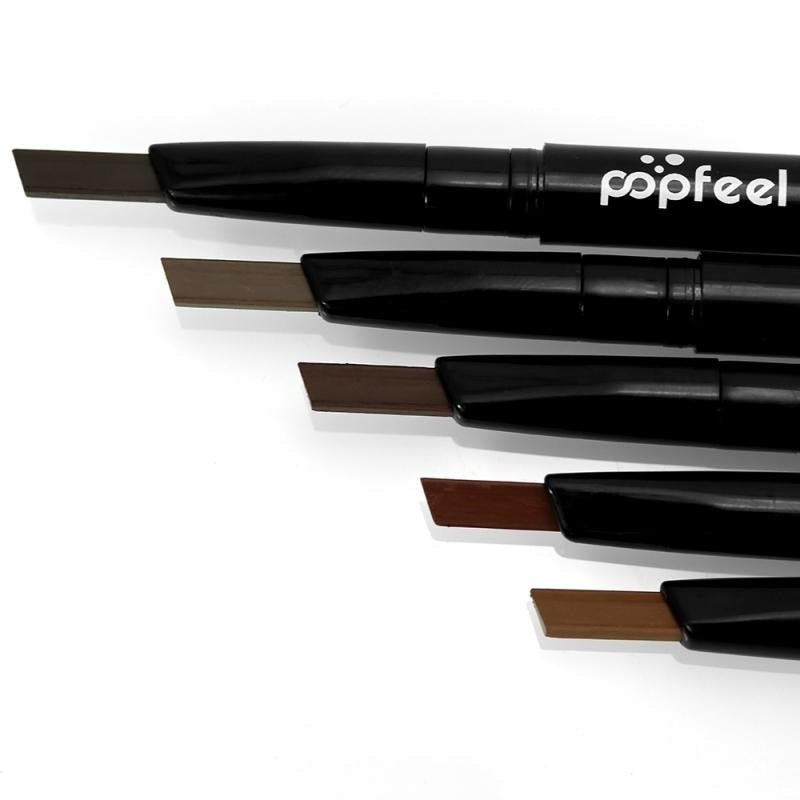 Popfeel 5 Colors Waterproof Eyebrow Pencil Long Lasting Not Blooming Easy To Color Eye Brow Pen Make Up Beauty Tools TSLM1