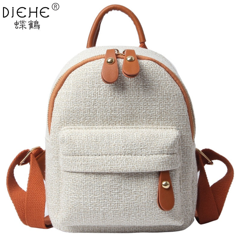 New Fashion Women Cute Backpack Mini Casual Bag Girl Small School Backpacks for Teenagers Ladies Shoulder Bags Mochila Feminina