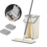 Automatic Mop Bucket Avoid Hand Washing Squeeze Cleaning Cloth Home Kitchen Wooden Floor House Tools 360 Easy Rotating Hand Mop