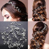 Crystal Wedding Headdress Pearl Headband Bridal Hair Accessories Headpiece Women Handmade Tiara Wedding Hair Ornaments Jewelry