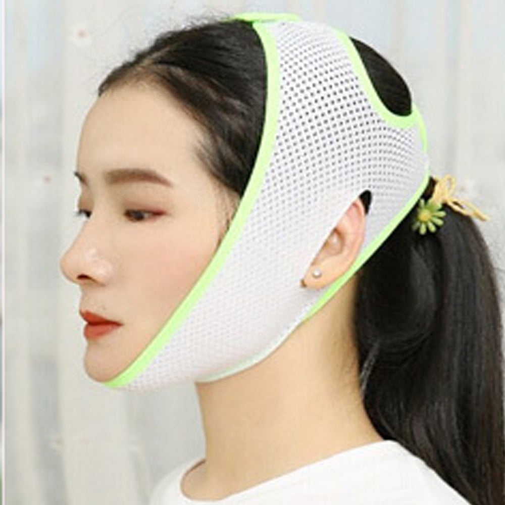 Breathable V Face Cheek Lift Up Band Face Thin Mask Reduce Double Chin V-Line Shaping Bandage Anti Wrinkle Tension Firming Belt