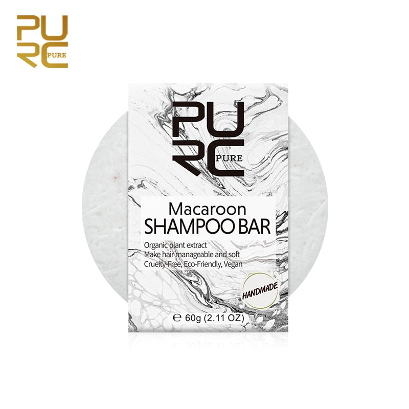 2019 New PURC 7 types Shampoo Soap gentle mild cleaning and promotes healthy Organic plant extract hair shampoo Bar