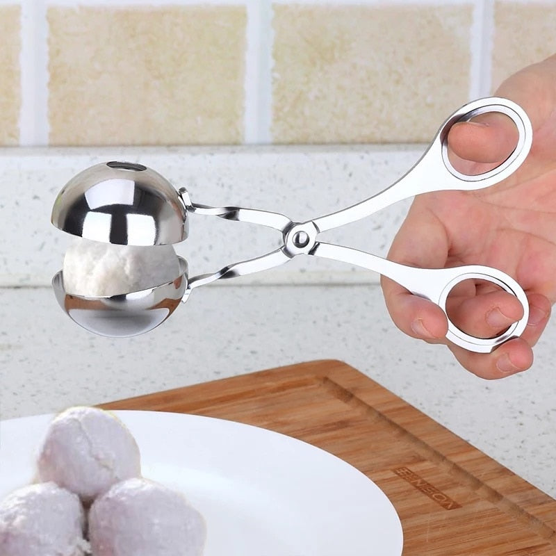 Stainless Steel Meatball Maker Clip Fish Meat Ball Rice Ball Making Mold Form Tool Kitchen Accessories Gadgets