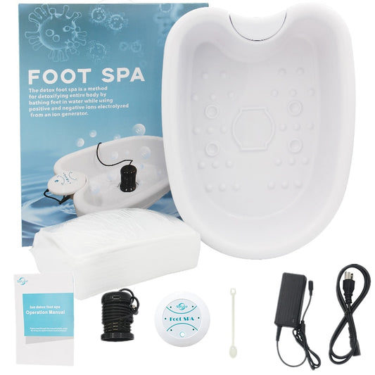 Foot Spa Bath Massager Machine Mini Foot Bath Detox Foot Spa Machine Electric Massager Cleanse Foot Massage Foot Health Products