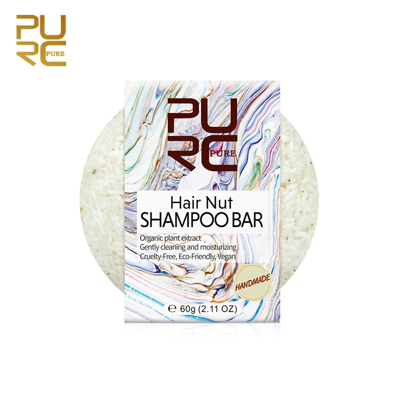 2019 New PURC 7 types Shampoo Soap gentle mild cleaning and promotes healthy Organic plant extract hair shampoo Bar