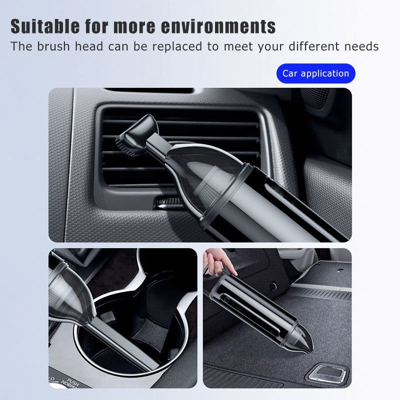 Car Vacuum Cleaner 8000Pa Cordless Handheld Mini Vacuum Cleaner Interior & Home & Computer Cleaning Wireless Auto Vacuum