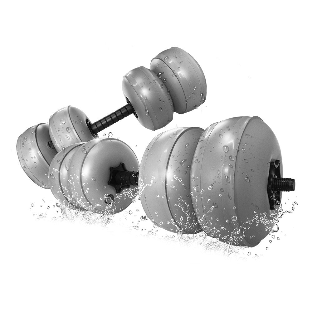 Water-filled Dumbbell Heavey Weights Adjustable Dumbbell Set Workout Exercise Fitness Equipment for Gym Home Bodybuilding