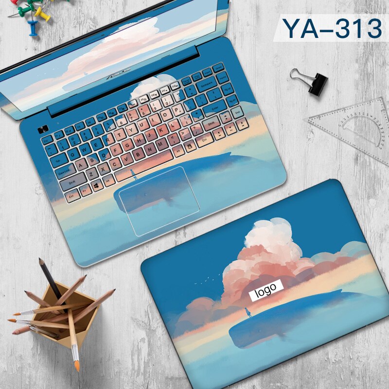 Doodle render of laptop sticker labtop decal waterproof computer stickers for ASUS A455L K555L N61 GL552 vinyl stickers