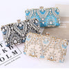 Luxury Diamond Rhinestone Clutch Bags Exquisite Female clutches Pearls Beaded Chain Handbags Wedding Purse Shouler Bag ZD1234
