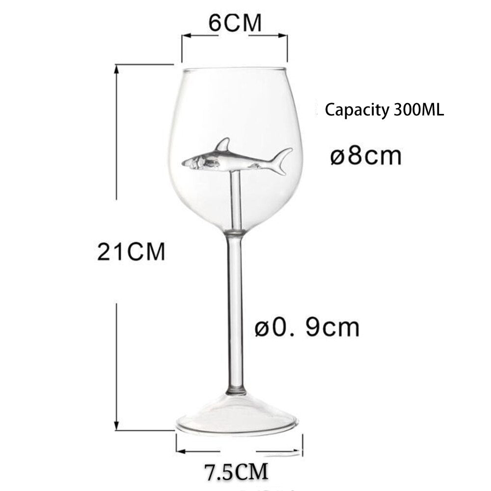 Red Wine Glasses Cocktail Glass Wine Goblets Juice Wine Drinking Glasses Cups Bar Wine Set 300ML Home Wedding Party Dropshipping