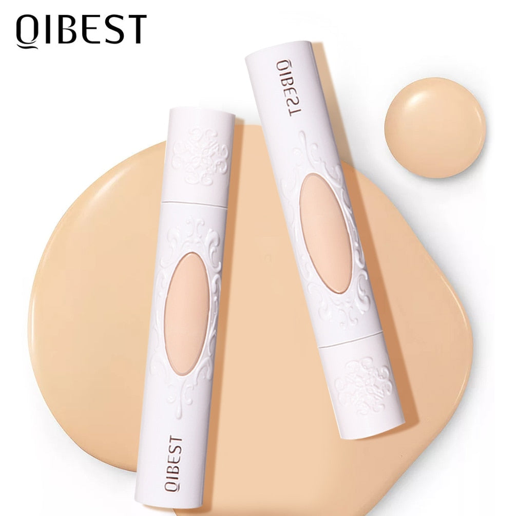 QIBEST Foundation Matte Oil-contol Soft Face Base Waterproof Moisturizer Full Coverage Concealer Makeup Face Liquid Foundation