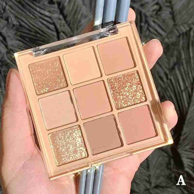 9 Colors Matte Nude Palette Shimmer And Shine Eyeshadow Palette Charming Eyeshadow Palette Shiny Matte Eye Pigment