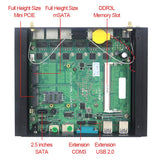 Mini Pc Intel Core i5 7200U i3 7100U i7 6 LAN 211at Gigabit Ethernet HDMI 2*RS232 Firewall Router PFsense Aes-Ni Pocket Computer