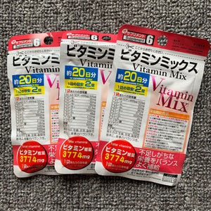 DAISO JAPAN Vitamin Mix Health Supplement 20days 3packs